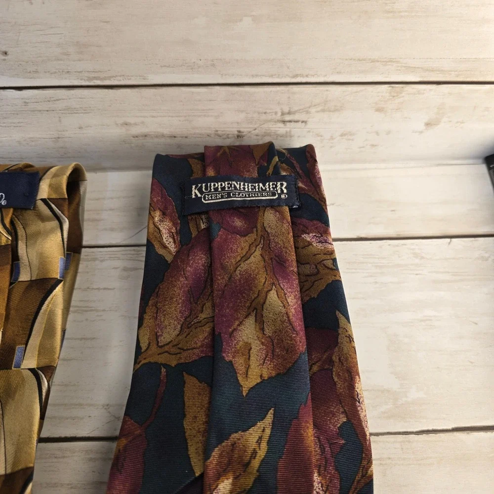 Lot of 9 Mens Designer Silk Ties Banana Republic Geoffrey‎ Beene Stafford Floral